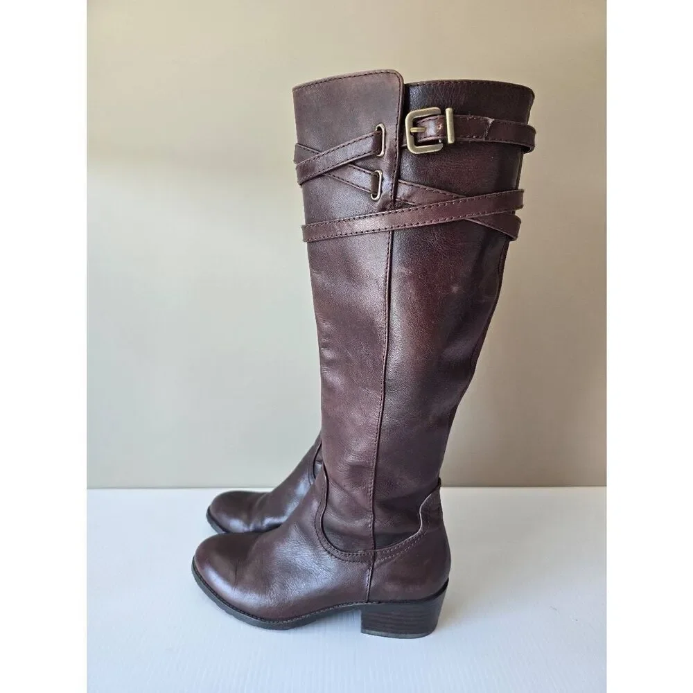 Antonio Melani Boots Sz 6M Brown